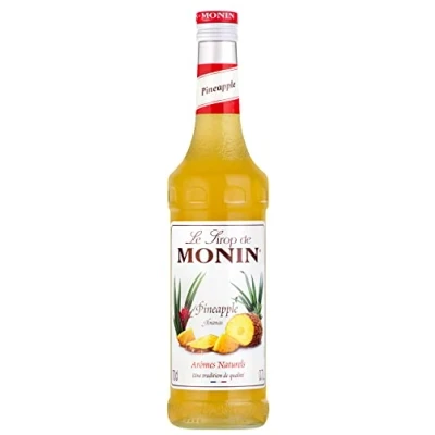 Image of MONIN Premium Pineapple Syrup 700ml for Cocktails and Mocktails. Vegan Friendly, Allergen Free, 100% Natural Flavours Colourings