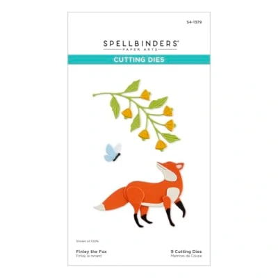 Image of Spellbinders Finley The Fox Etched Dies from Woodland Tales Collection