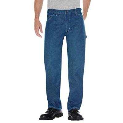 Image of Dickies, Men&#039;s, DENIM UTILITY JEAN RELAXED, STONEWASHED INDIGO BLUE, 36W / 32L