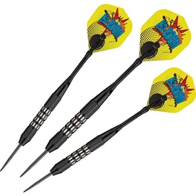 Image of Viper Comix Steel Tip Darts: Ka BOOM (Black), 22 Grams