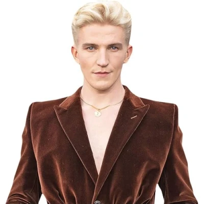 Image of Ewan Mitchell (Coat) Half Body Buddy Cutout