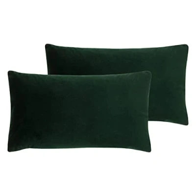 Image of Evans Lichfield Sunningdale Polyester Filled Cushions (Twin Pack), Bottle, 30 x 50 cm