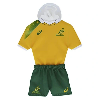 Image of Australia  Wallabies Mini Rugby Kit Car Hanger with Suction Cup  17 cm