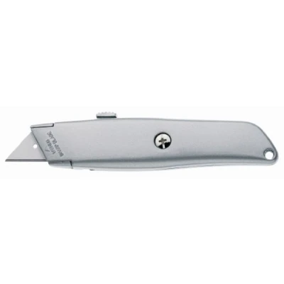 Image of Westcott E 84019 00 Retractable Metal Utility Knife Silver