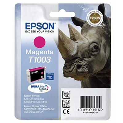 Image of Epson T1003 Ink Cartridge Magenta, 141.75 X 112 30 mm, 55 g