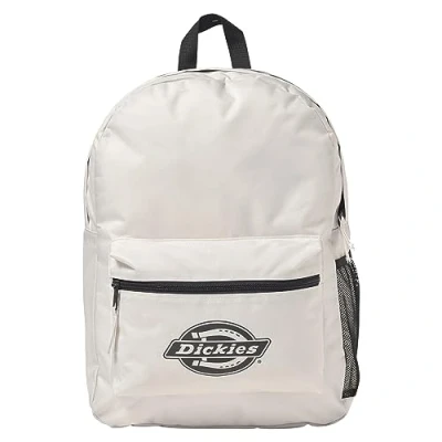 Image of Dickies Unisex&#039;s Logo Backpack, White, One Size