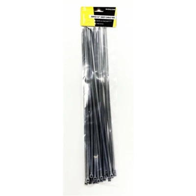 Image of Toolzone 30 Piece 15&quot; Silver Cable Ties