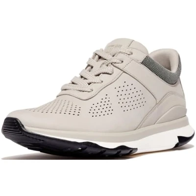 Image of Fitflop Women&#039;s Vitamin FFX PERF Nubuck Sports Sneakers Shoe, Clay Grey, 3 UK