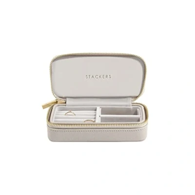 Image of Stackers Taupe Medium Travel Jewellery Box
