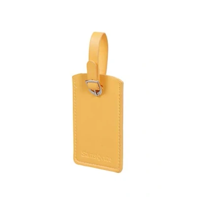 Image of Samsonite Global Travel Accessories Rectangle Luggage Tag, 10.2 cm, Yellow (Sunflower)
