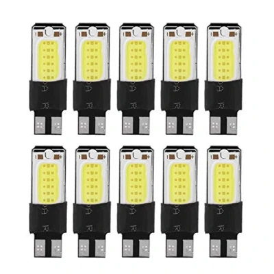 Image of T10 LED Bulbs, 10pcs W5W COB Car Indicator Bulb for Width Lamp Reading Light License Plate Lighgt Map Dome Door Lights Side Marker Turning