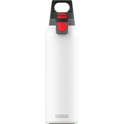 Image of SIGG Insulated Water Bottle Thermo Flask Hot &amp; Cold One Light With Fruit Strainer Leakproof BPA Free 18/8 Stainless Steel White 0.55L