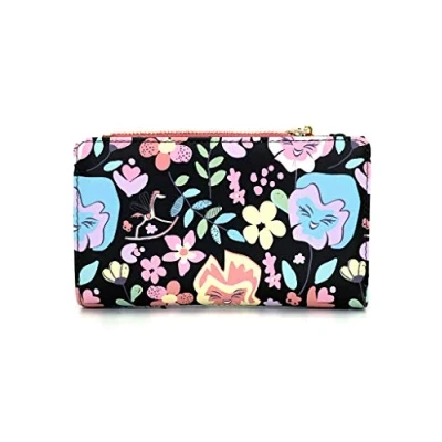 Image of Loungefly Alice in Wonderland x Disney Talking Flowers Women Wallet Standard, Faux Leather,