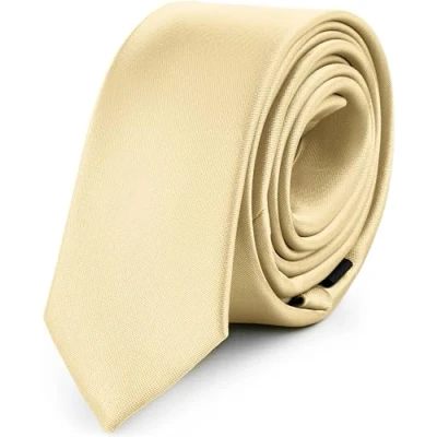 Image of Ladeheid Mans Narrow Tie SP 5 (150cm x 5cm, Ecru)
