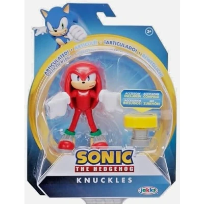 Image of Sonic The Hedgehog 4 Inch Figure Knuckles With Spring