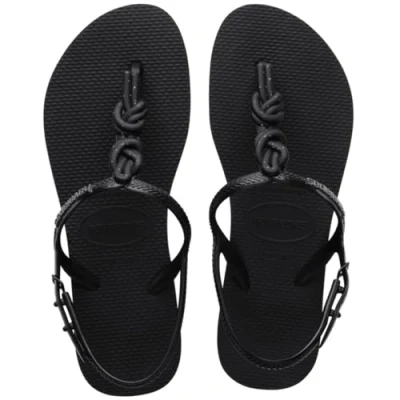 Image of Havaianas Twist Plus Black/Black 33/34