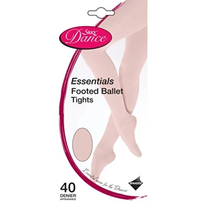 Image of Silky Pink Essential Footed Ballet Tights Small Adult