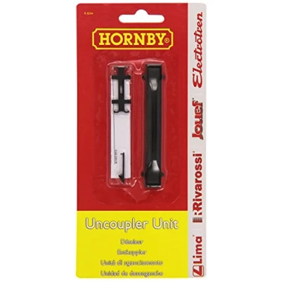 Image of Hornby R8244 Uncoupler Unit Spare Parts and Train Accessories for OO Gauge Model Railway Sets, Cleaning Tools Scale 1:76, Black