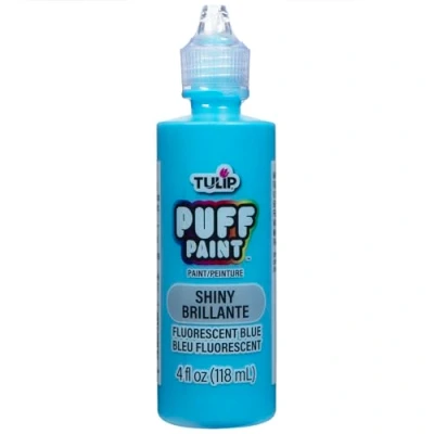 Image of Tulip 3D Fabric Paint 4oz Slick (Fluorescnt Blue)