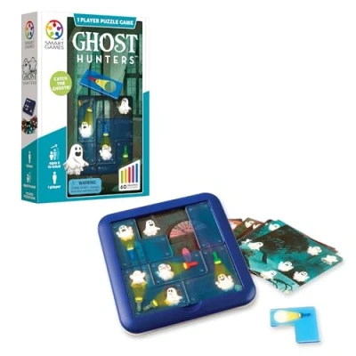 Image of SmartGames SG433 Ghost Hunters, Puzzle Game with 60 Challenges, 6+ Years