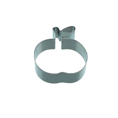Image of Kitchen Craft KC3516 Metal Cookie Cutter Medium 8cm Apple Design