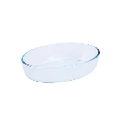 Image of Pyrex Essentials Glass oval Roaster high resistance 26x18x6 cm