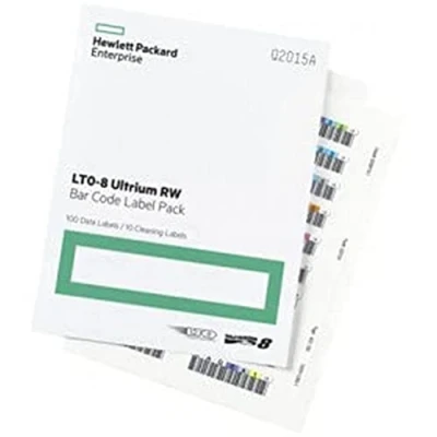 Image of HPE LTO 8 30TB RW BAR Code Label Pack