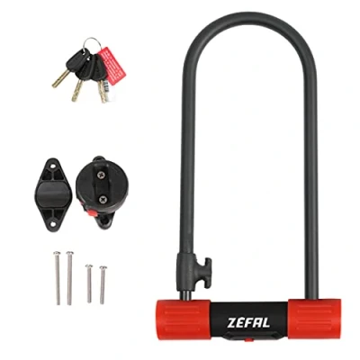 Image of Zefal K Traz U13L Bicycle U Lock, Black, 115 x 295mm