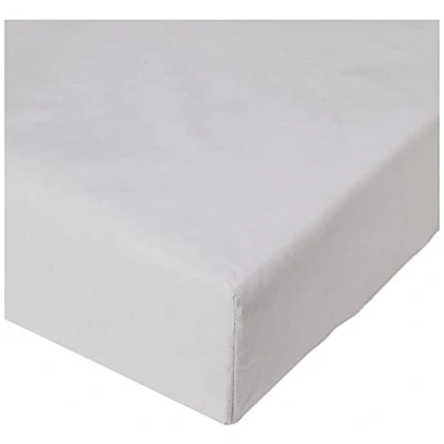 Image of Sleepdown Extra Deep Fitted Sheet Poly Cotton, Light Grey, Double