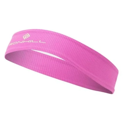 Image of Ronhill Unisex Lightweight Headband Fuchsia/Honeydew RH007318 RH 001155