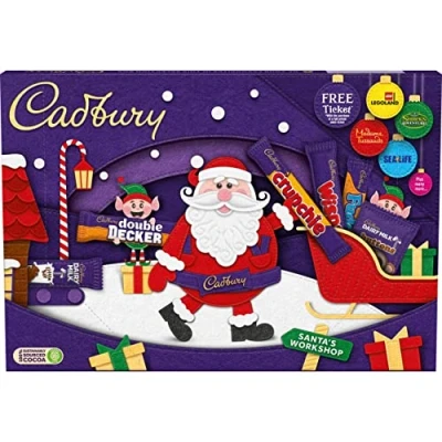 Image of Cadbury Santa Milk Chocolate Selection Box, 145g