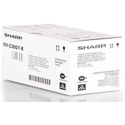 Image of Sharp Mxc30Gtb Black Toner 6K