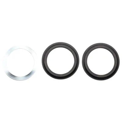 Image of SRAM Bottom Bracket Shield and Wave Washer Assembly PressFit 30 Bearing, 11.6415.007.030, Silver