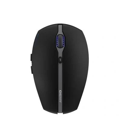 Image of CHERRY GENTIX BT, Wireless Bluetooth Mouse, Multi Device Function for up to 3 Devices, Switchable Resolution (1000/2000 dpi), Battery Operated, Black
