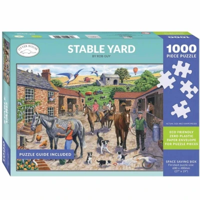 Image of 1000 Piece Jigsaw Puzzle Stable Yard