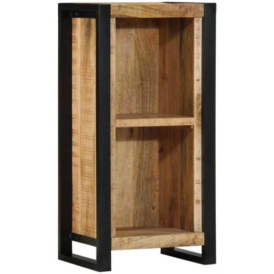 Image of vidaXL Bedside Cabinet 40x30x80 cm Solid Wood Rough Mango