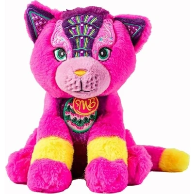 Image of Monty Bojangles Chocolates Official Persian Pink Cat Plush Toy (23cm), Adorable Cuddly Toy, Perfect Chocolate Gift With Bespoke Drawstring Bag &amp; Beautiful Card, Soft Teddy