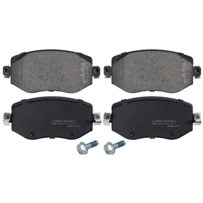 Image of 410603407R, 410605929R Brake pad set BLUE PRINT ADBP420003 Front Axle with fastening material RENAULT: Megane 4, 4