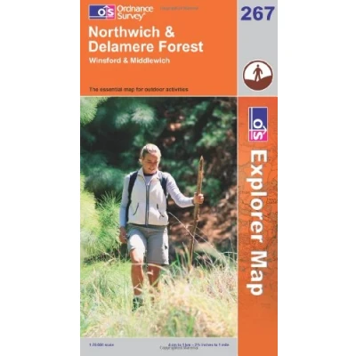 Image of Explorer Active 267 Northwich &amp; Delamere Forest Map With Digital Version