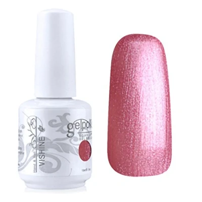 Image of Vishine Gelpolish UV LED Soak Off Varnish Color Gel Nail Polish Manicure Salon Pearl Pink(1442)