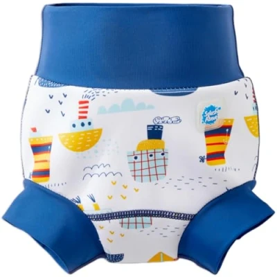 Image of Splash About Unisex Baby Happy and Toddler Swim, Tug Boats, 3 6 Months EU