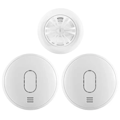 Image of UltraFire Radio Interlinked Wireless Fire Alarms Home Essentials Kits (Kit A 1 Heat &amp; 2 Smoke)