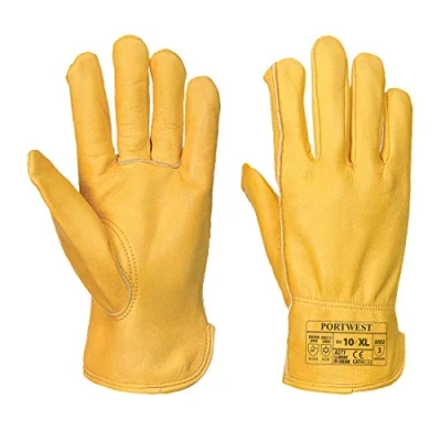 Image of Portwest Lined Driver Glove, Size: L, Colour: Tan, A271TARL