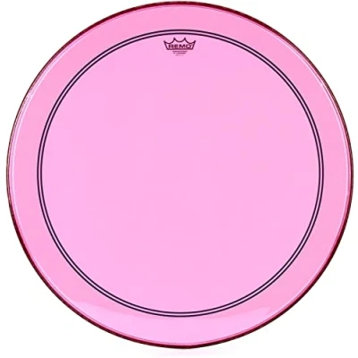 Image of Remo Colortone Powerstroke 3 Clear Drum Head 26 Inches P3 1326 CT PK Pink