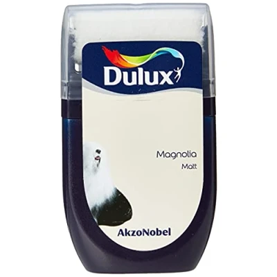 Image of Dulux Tester Paint, Magnolia, 30 ml (Pack of 1)