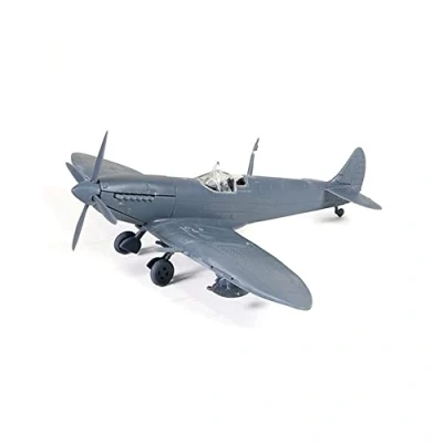 Image of Forces Of Valor 1:72 British Spitfire MK.IX August 1942 Standing Model, Model Building, Diorama Military Plastic Kit, Medium