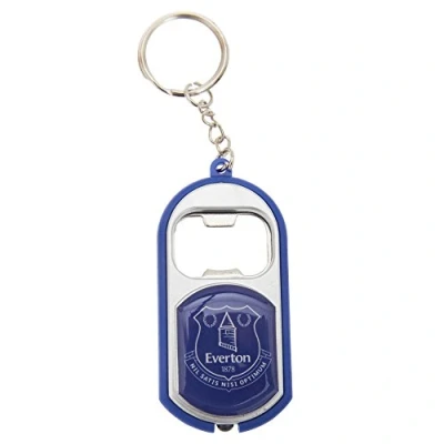 Image of Everton Official Torch Light Bottle Opener Key Ring Multi Colour