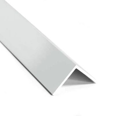 Image of nielsen Aluminium L Shaped Angle Profile, Matt Anodized, 2000x20x20 mm, Thickness 1.5mm, Length 2m, Corner Trim, Edge Protection, Finishing and Decoration