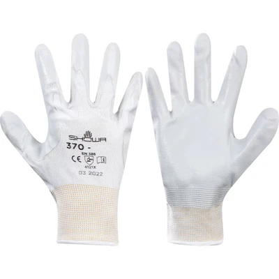 Image of Showa precision gloves 370 8 white 8/L (pack of 2)