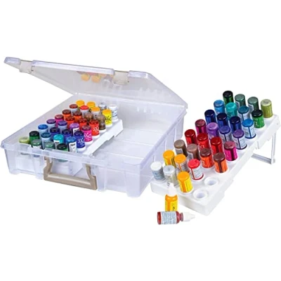Image of ArtBin Super Satchel with Glitter Glue Trays, Translucent